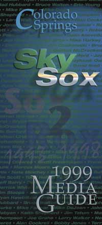 Sky Sox 99 Media Guide
