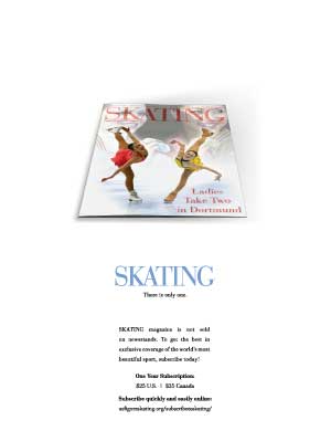 SKATING magazine full page ad
